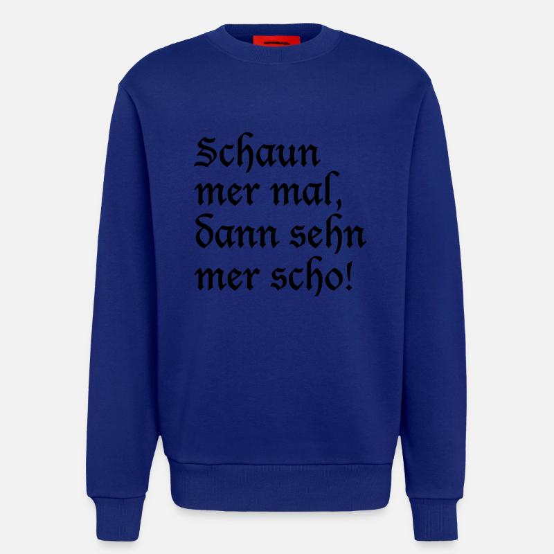 Schaun mer mal - Sweatshirt - made by SPREAD - Iconic Blue