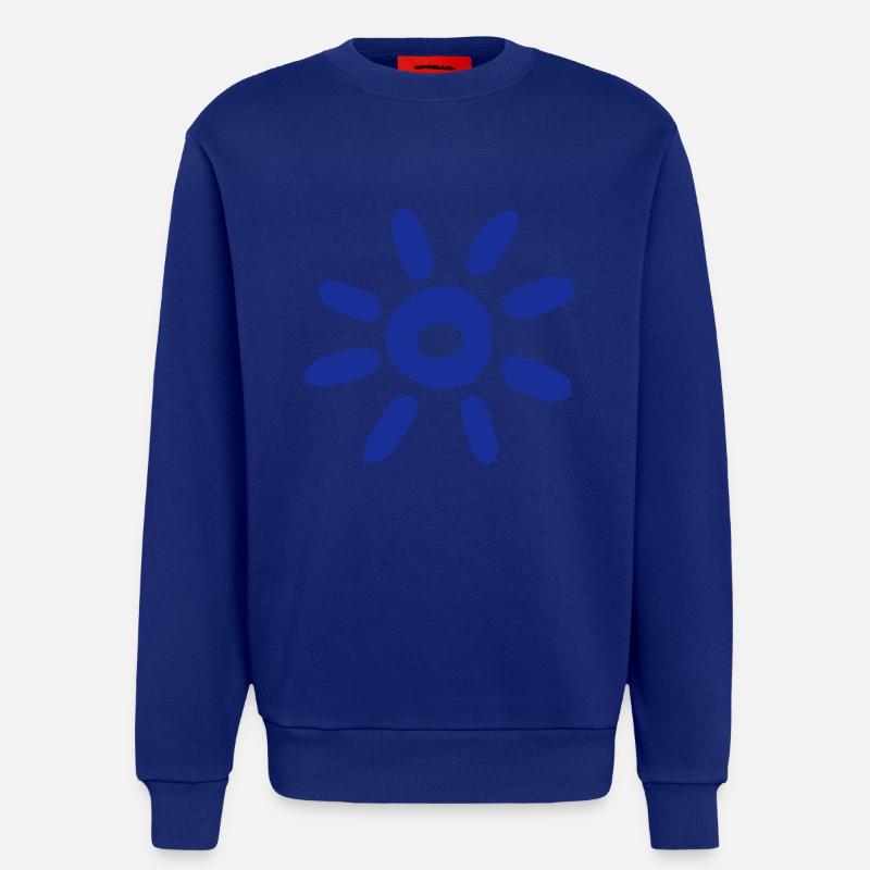 Blaue Sonne - Sweatshirt - made by SPREAD  - Iconic Blue