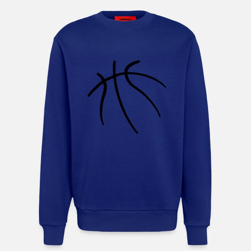 Basketbäll 03 Zeichenfläche 3 - Sweatshirt - made by SPREAD  - Iconic Blue