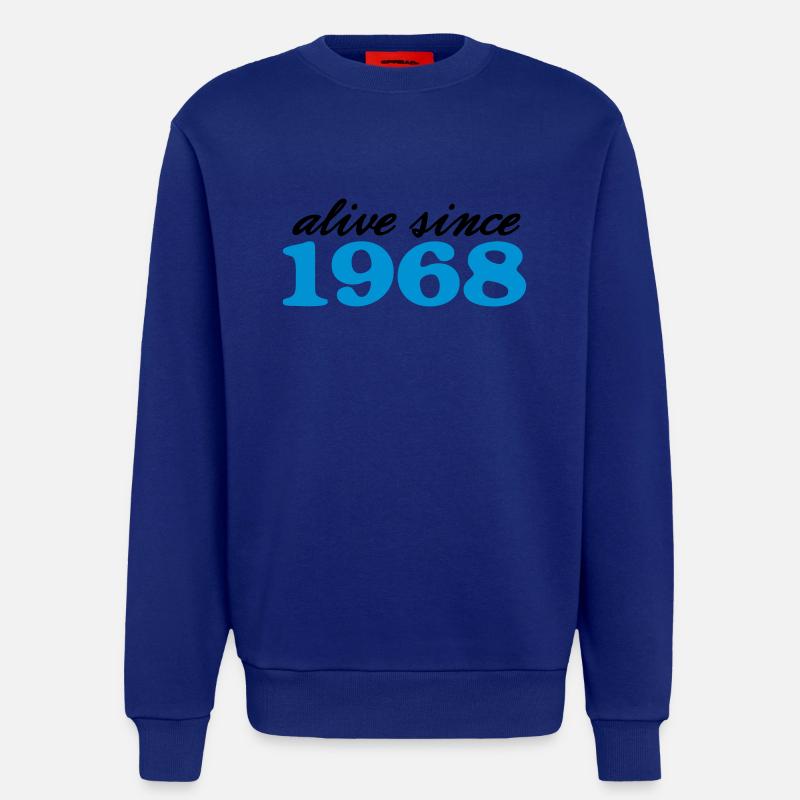 alive since 1968 - Sweatshirt - made by SPREAD  - Iconic Blue