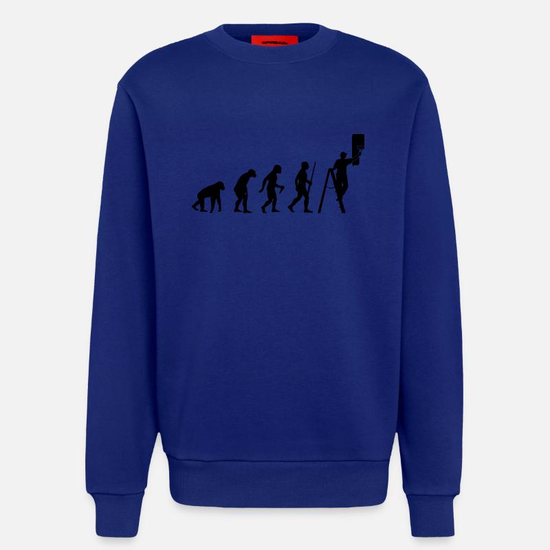 Maler Evolution - Sweatshirt - made by SPREAD  - Iconic Blue