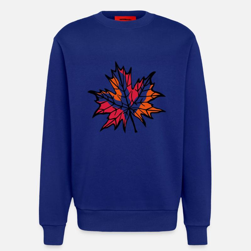 herbstblatt 1 - Sweatshirt - made by SPREAD  - Iconic Blue