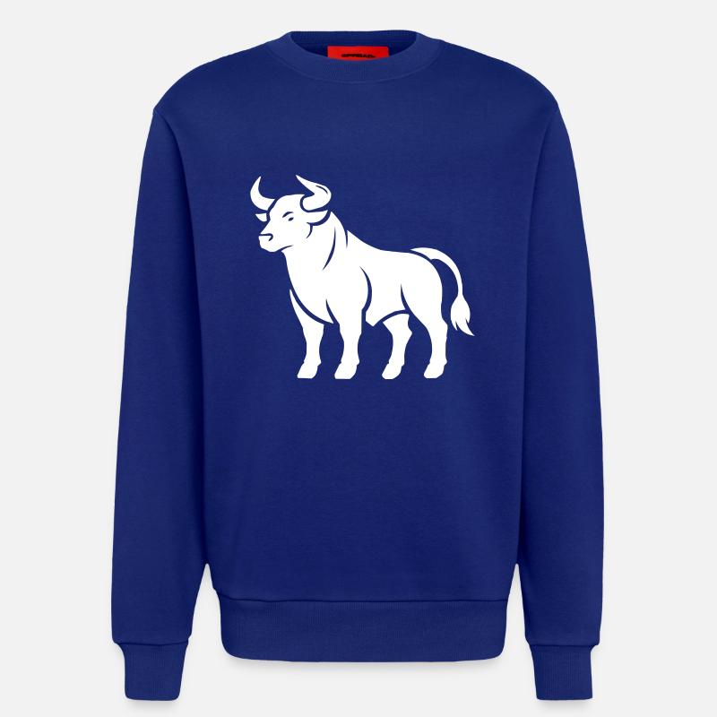 bull - Sweatshirt - made by SPREAD  - Iconic Blue