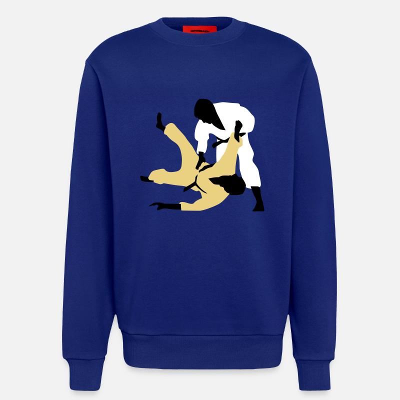 judo_a_3c - Sweat bio décontracté fabriqué en UE - Iconic Blue