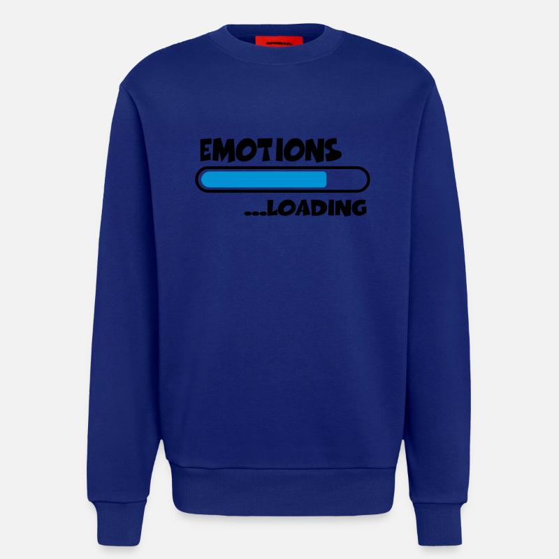 Emotions loading - Sweatshirt - made by SPREAD  - Iconic Blue