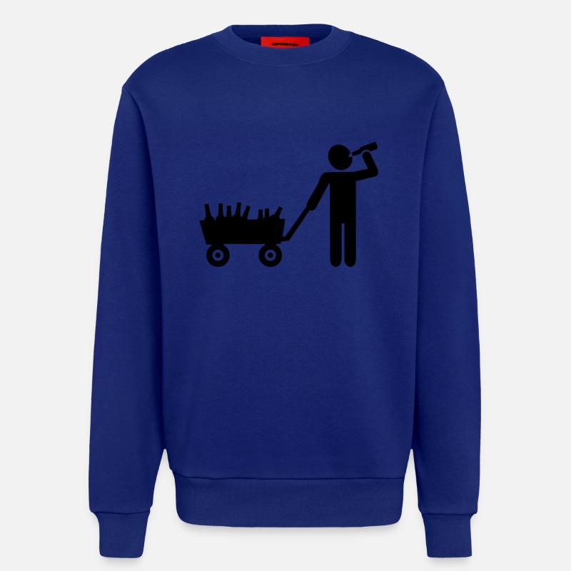 Alkohol - Sweatshirt - made by SPREAD  - Iconic Blue