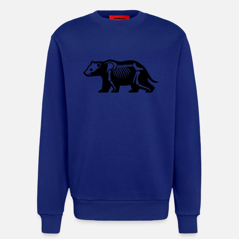 Skelett Bär - Sweatshirt - made by SPREAD - Iconic Blue