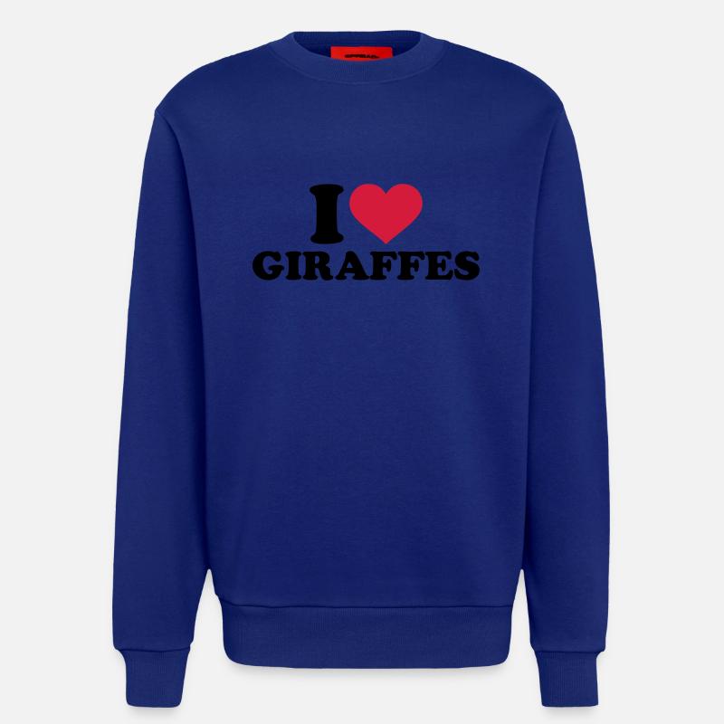 Giraffe - Sweatshirt - made by SPREAD  - Iconic Blue
