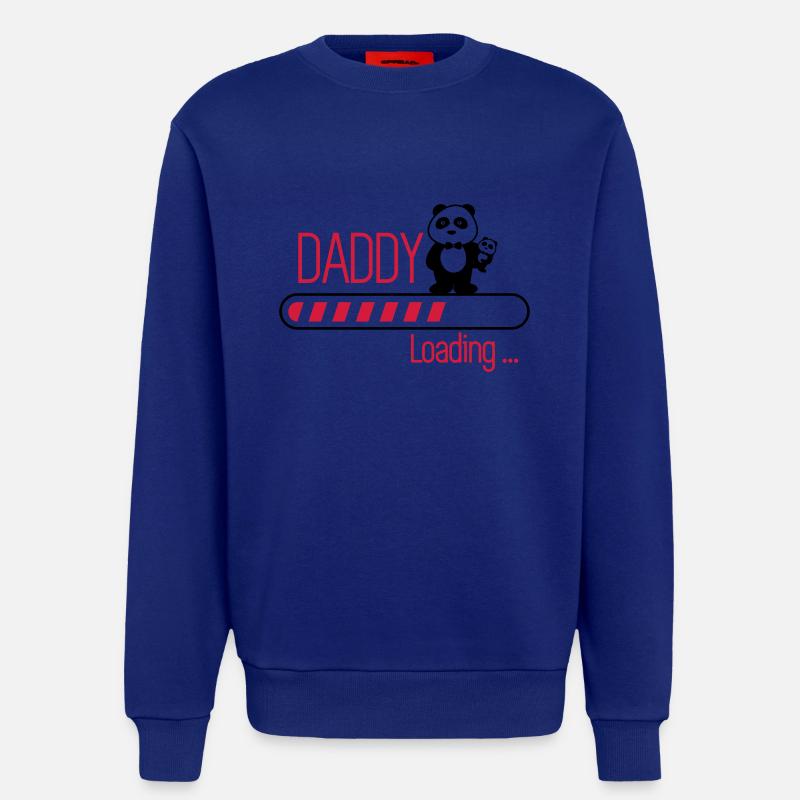 daddy loading - Sweatshirt - made by SPREAD  - Iconic Blue
