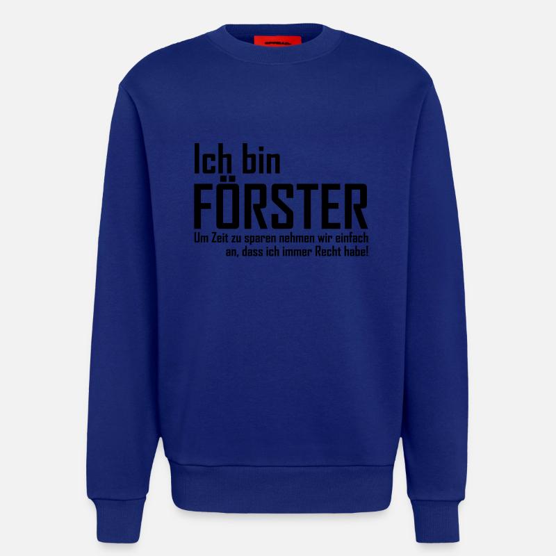 ich bin förster - Sweatshirt - made by SPREAD  - Iconic Blue