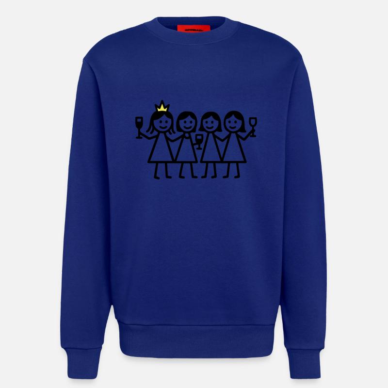 Anniversaire de poule - Sweat bio décontracté fabriqué en UE - Iconic Blue