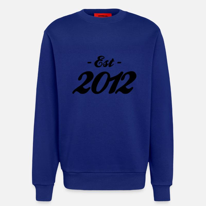 Geburt - Established 2012 - Sweatshirt - made by SPREAD  - Iconic Blue