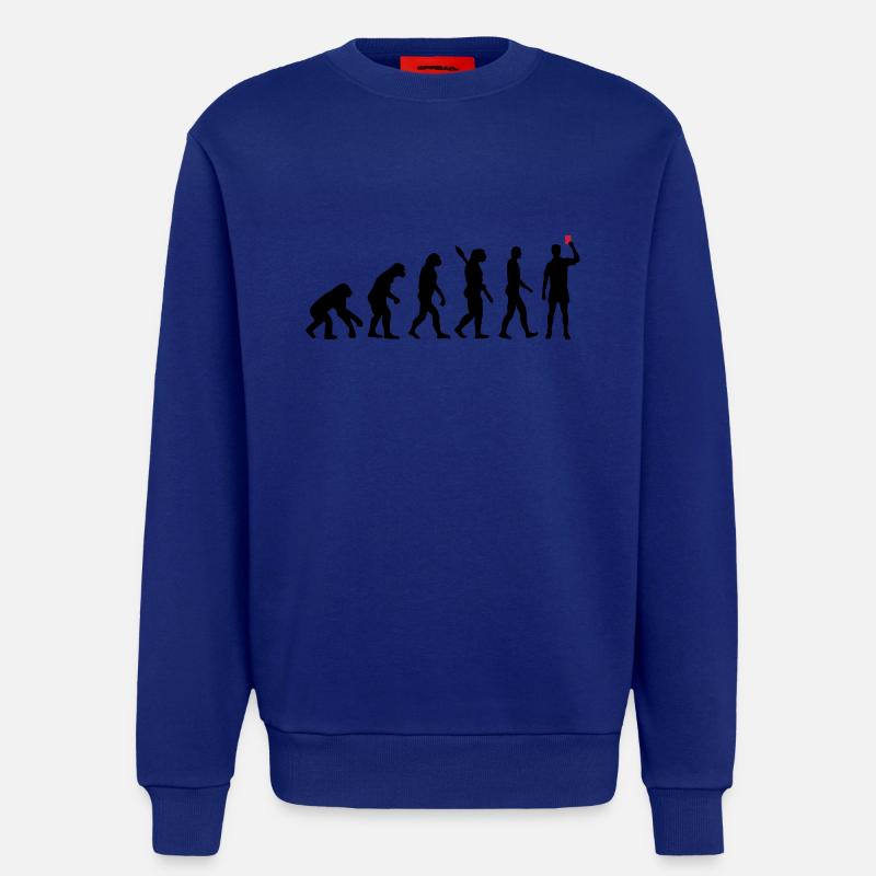 Evolution Referee - Sweatshirt - made by SPREAD  - Iconic Blue