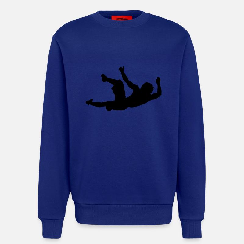 Klettern # 7 - Sweatshirt - made by SPREAD  - Iconic Blue