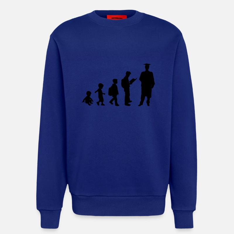 Graduation Evolution - Sweatshirt - made by SPREAD  - Iconic Blue