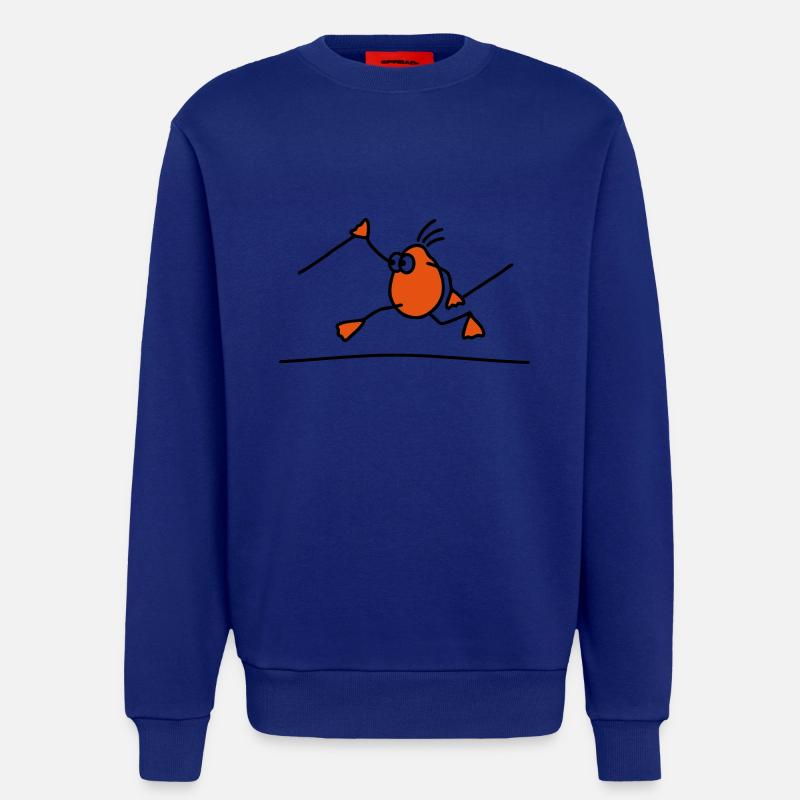 Walking running - V2 - Sweatshirt - made by SPREAD  - Iconic Blue