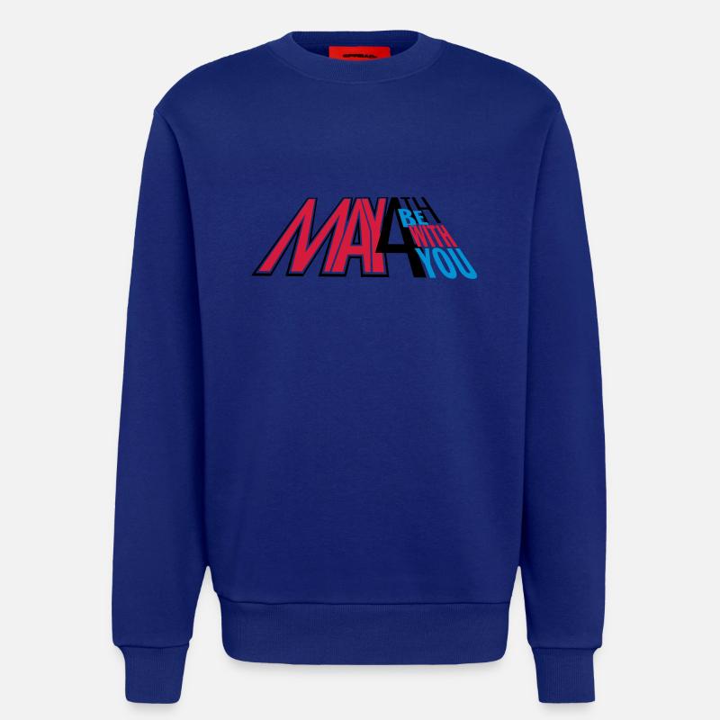 may4th_vec_3 de - Sweatshirt - made by SPREAD  - Iconic Blue