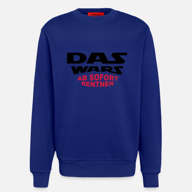 Das Wars - Rentner - Sweatshirt - made by SPREAD  - Iconic Blue