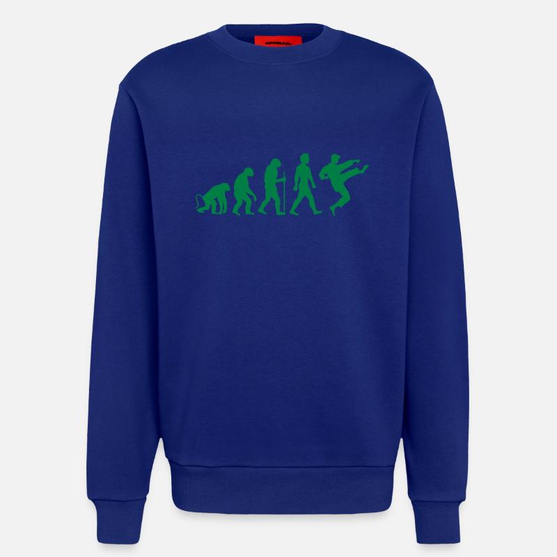 Karate Evolution - Sweatshirt - made by SPREAD  - Iconic Blue