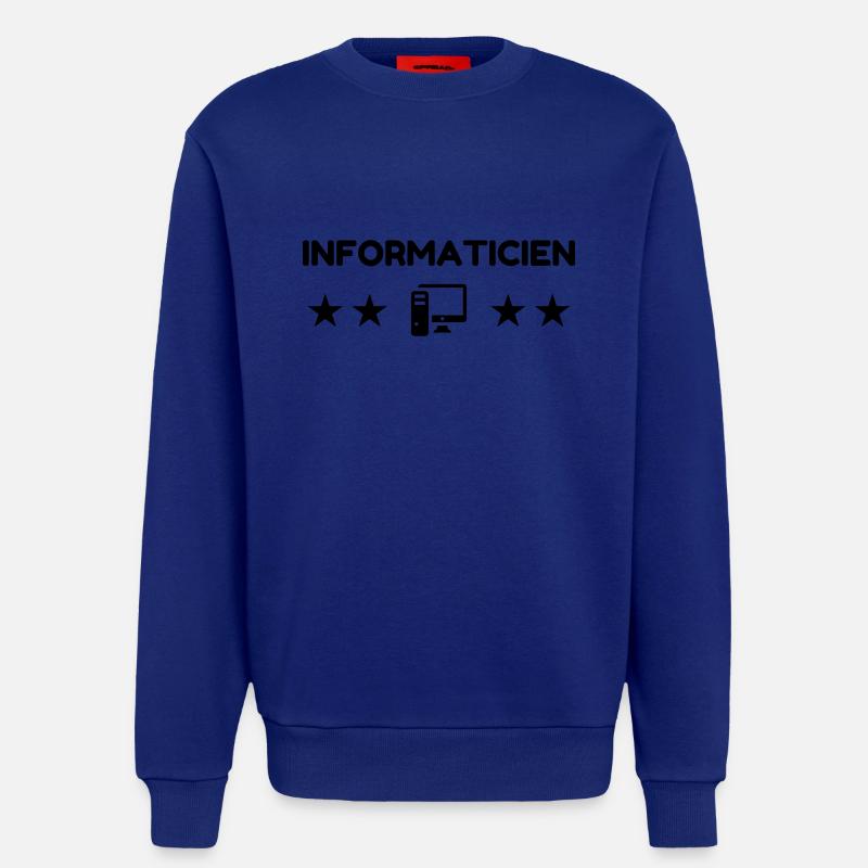 Computer / Informatiker / Aussenseiter / Ingenieur - Sweatshirt - made by SPREAD  - Iconic Blue