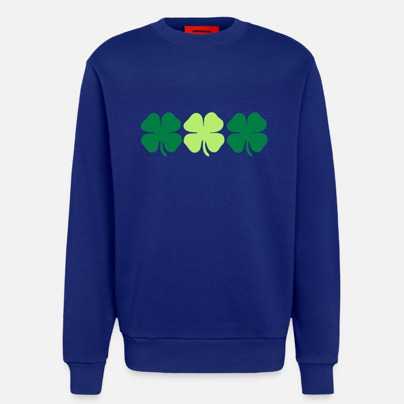 3 4 leaf clovers - Sweatshirt - made by SPREAD - Iconic Blue