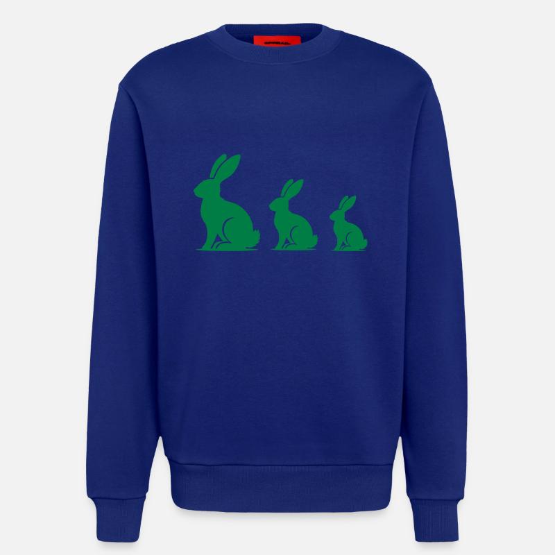 Rabbit rabbit rabbit - Sweatshirt - made by SPREAD  - Iconic Blue
