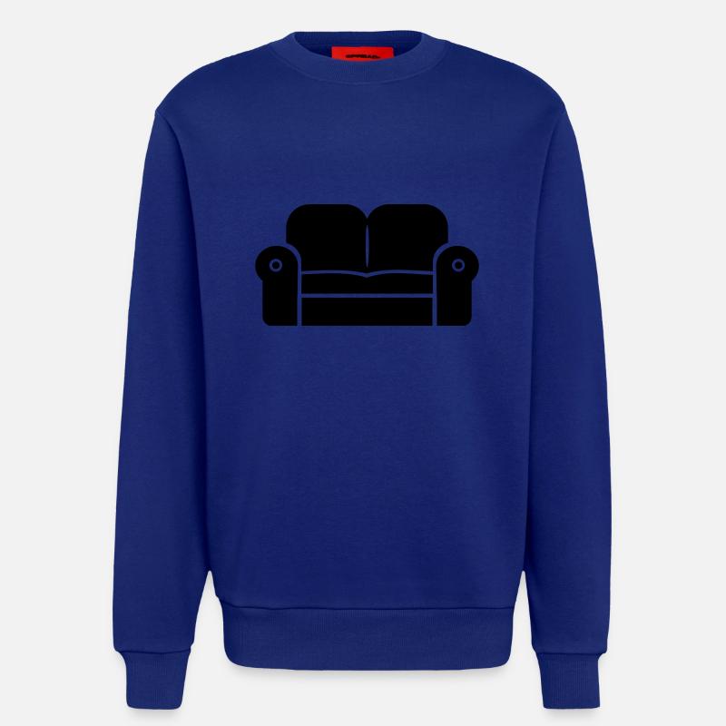 Sofa – Couch - Sweatshirt - made by SPREAD  - Iconic Blue