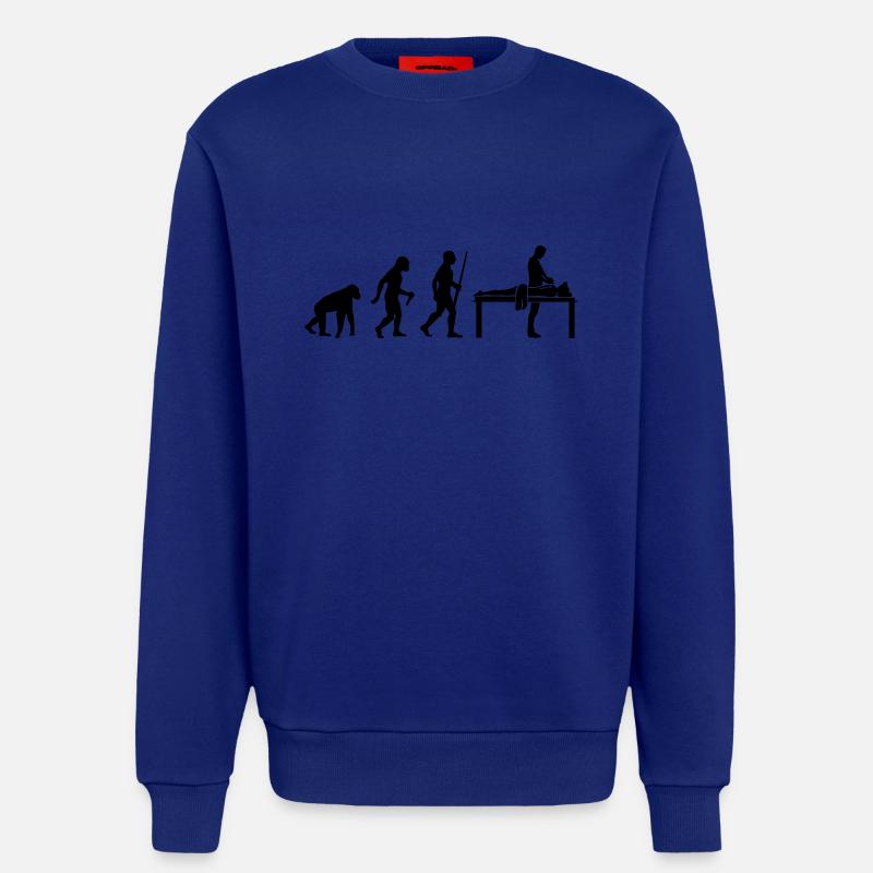 Evolution Massage - Sweatshirt - made by SPREAD  - Iconic Blue