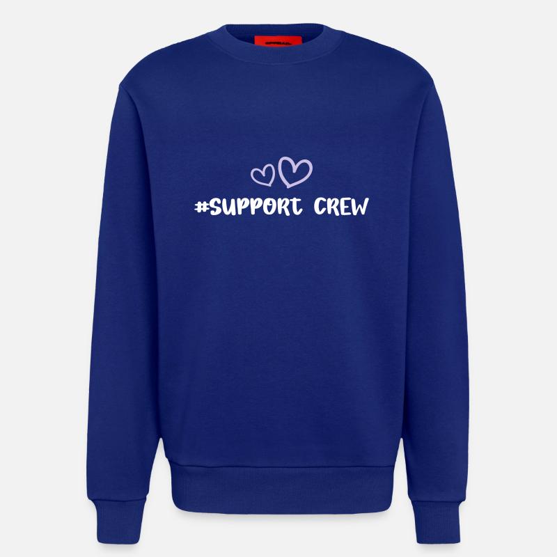 Support Crew Herz Liebe - Sweatshirt - made by SPREAD  - Iconic Blue