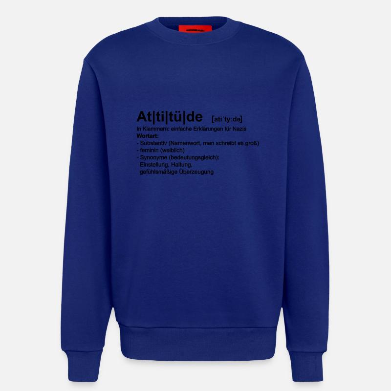 Attitüde - Sweatshirt - made by SPREAD  - Iconic Blue