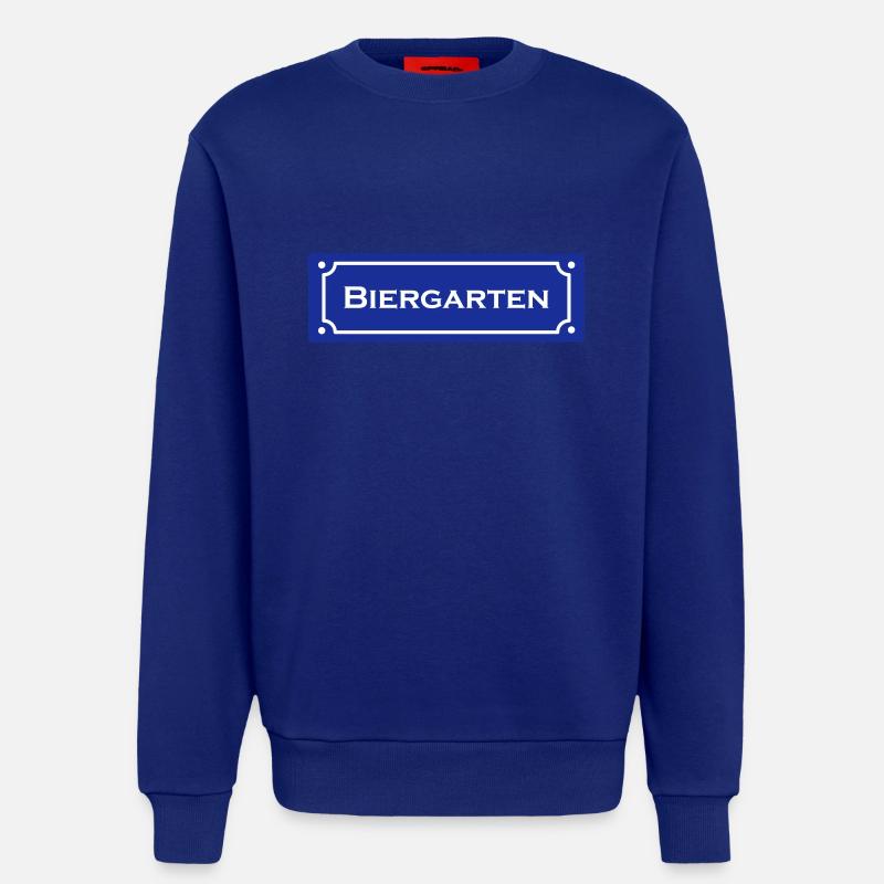 Biergarten 1 - Sweatshirt - made by SPREAD  - Iconic Blue