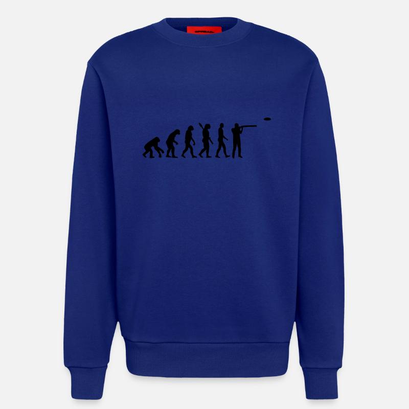 Evolution trap shooting - Sweatshirt - made by SPREAD  - Iconic Blue