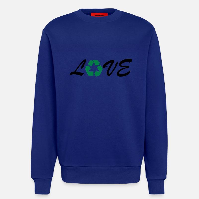 recycling - Sweatshirt - made by SPREAD  - Iconic Blue