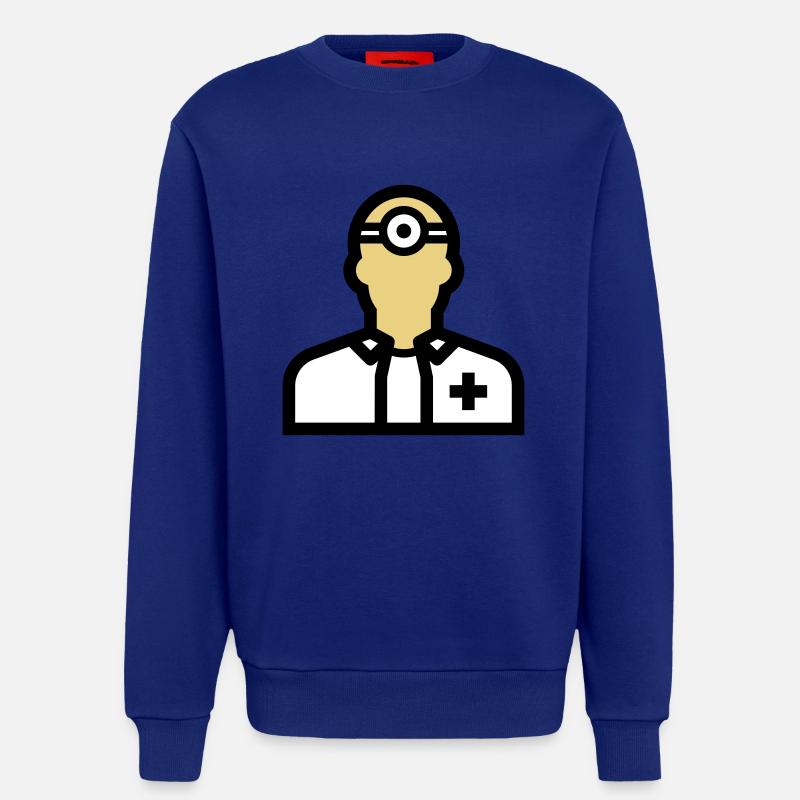 Pflegepersonal, Krankenpfleger, Pfleger, Arzt, - Sweatshirt - made by SPREAD - Iconic Blue
