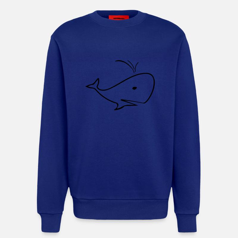 Wal - Sweatshirt - made by SPREAD  - Iconic Blue
