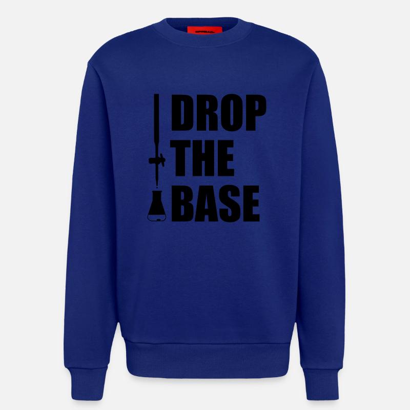 Drop the Base! - Sweatshirt - made by SPREAD  - Iconic Blue