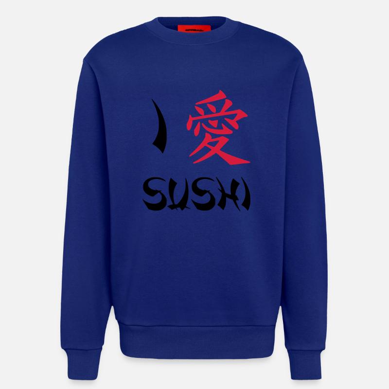 Ich liebe Sushi - Sweatshirt - made by SPREAD - Iconic Blue