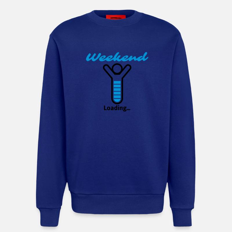 Weekend Loading... - Sweatshirt - made by SPREAD  - Iconic Blue