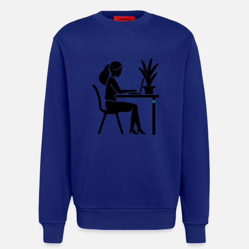 Learning, Studying, Working - Sweatshirt - made by SPREAD  - Iconic Blue