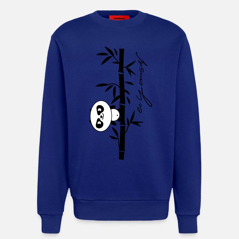 Sei du selbst- Panda - Sweatshirt - made by SPREAD - Iconic Blue