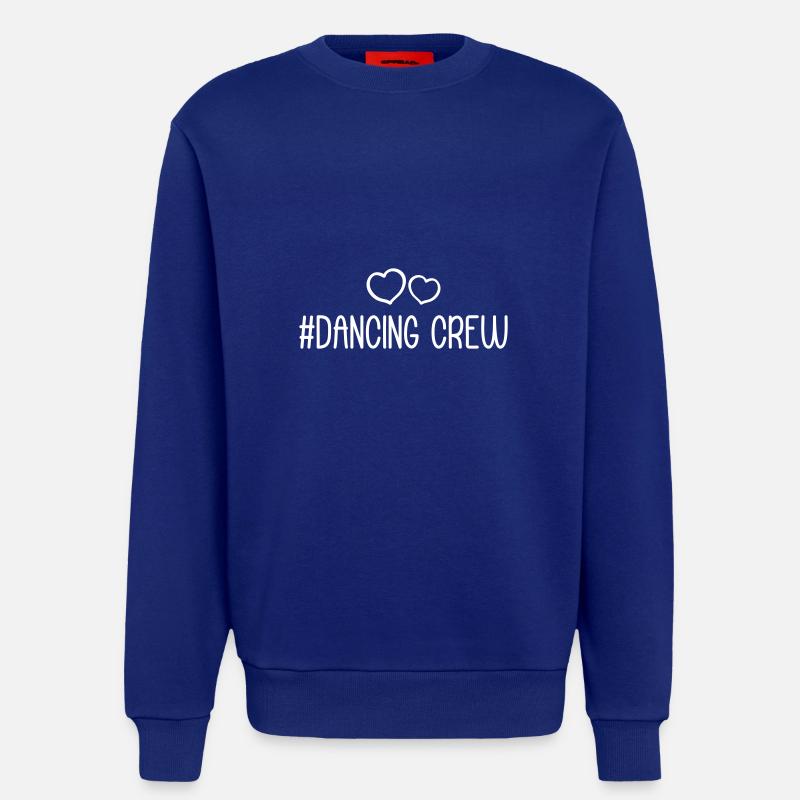 dancing crew herz - Sweatshirt - made by SPREAD  - Iconic Blue