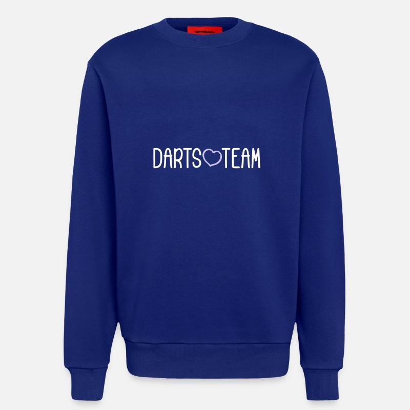 Équipe de fléchettes - Sweat bio décontracté fabriqué en UE - Iconic Blue