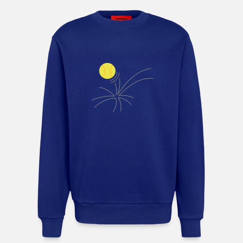 tennis comme (3c) - Sweat bio décontracté fabriqué en UE - Iconic Blue