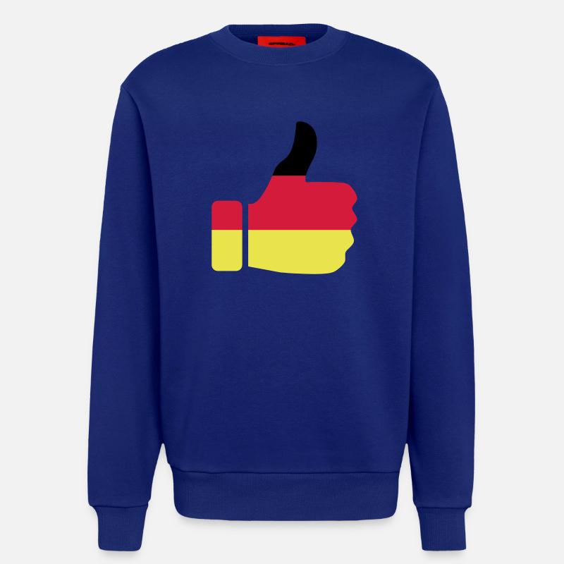 Bravo pour l'Allemagne - Sweat bio décontracté fabriqué en UE - Iconic Blue