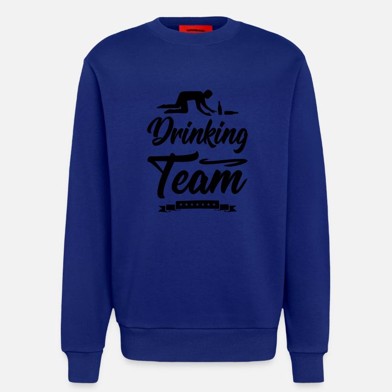 drinking team design - Sweatshirt - made by SPREAD  - Iconic Blue