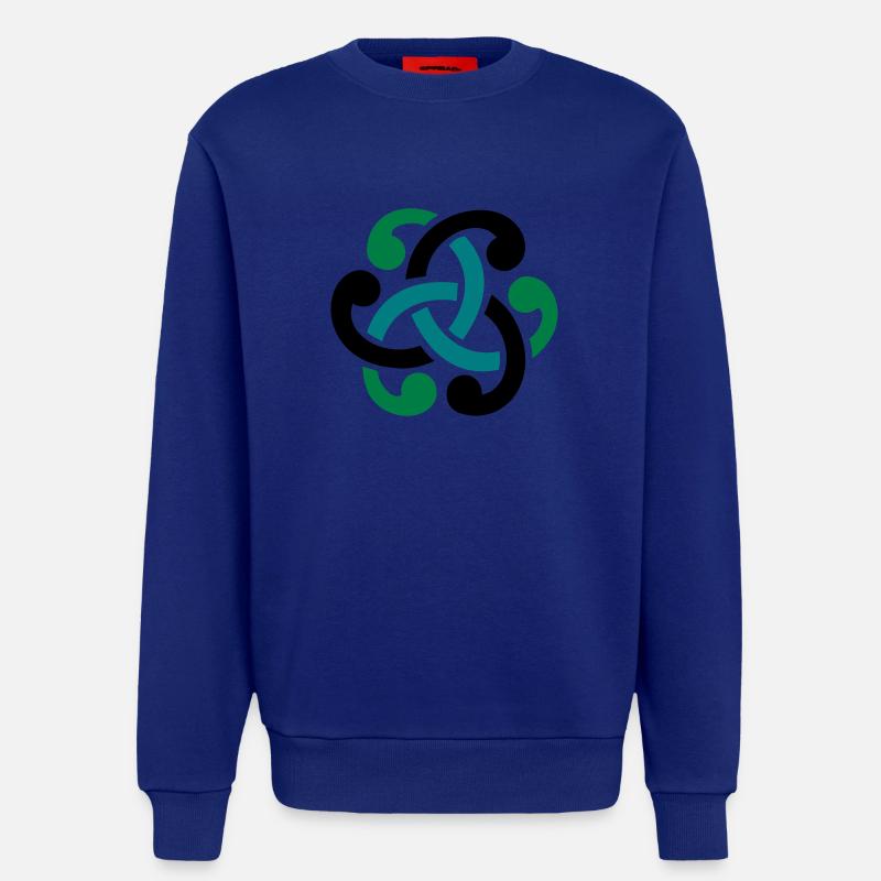Keltischer Knoten vector - Sweatshirt - made by SPREAD - Iconic Blue