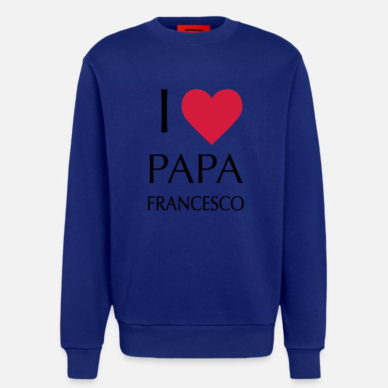 ICH LIEBE DAD FRANCESCO - Sweatshirt - made by SPREAD  - Iconic Blue
