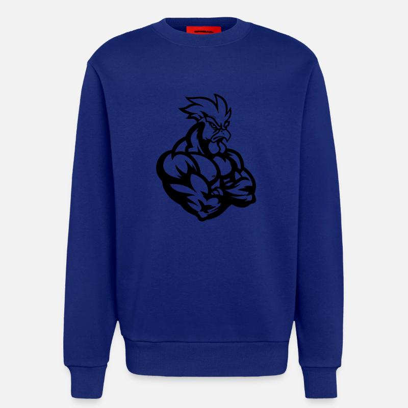Hahn Comic - Sweatshirt - made by SPREAD - Iconic Blue