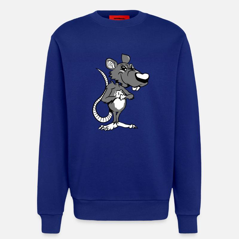 ratte fies gemein - Sweatshirt - made by SPREAD - Iconic Blue