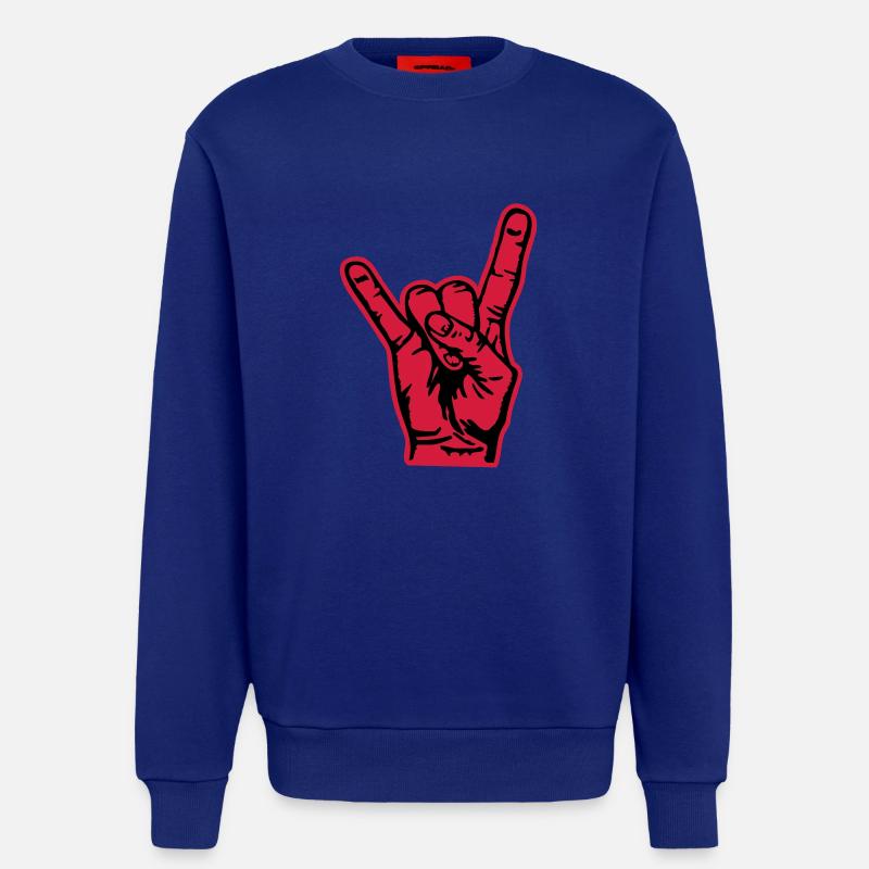 pommesgabel - Sweatshirt - made by SPREAD  - Iconic Blue